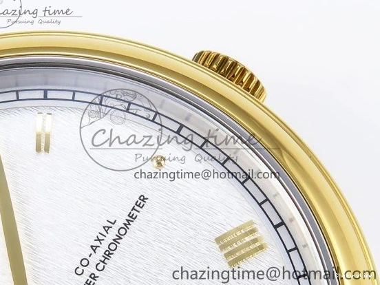 0118 De Ville Power Reserve YG MKF 1:1 Best Edition White Dial on Brown Leather Strap A WrinkleFree 7755